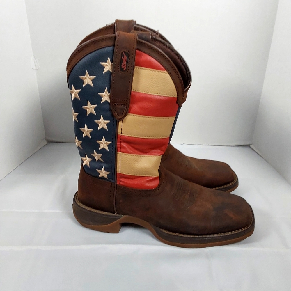 Rebel™ by Durango® Patriotic Pull-On Western Flag Boot - Picture 4 of 13